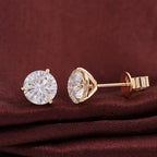 Boucles d’oreilles en or 18 K certifié Moissanite VVS1 KC.LUXURY
