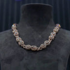 Collier Infinity en Argent 925 en moissanite 18mm KC.LUXURY