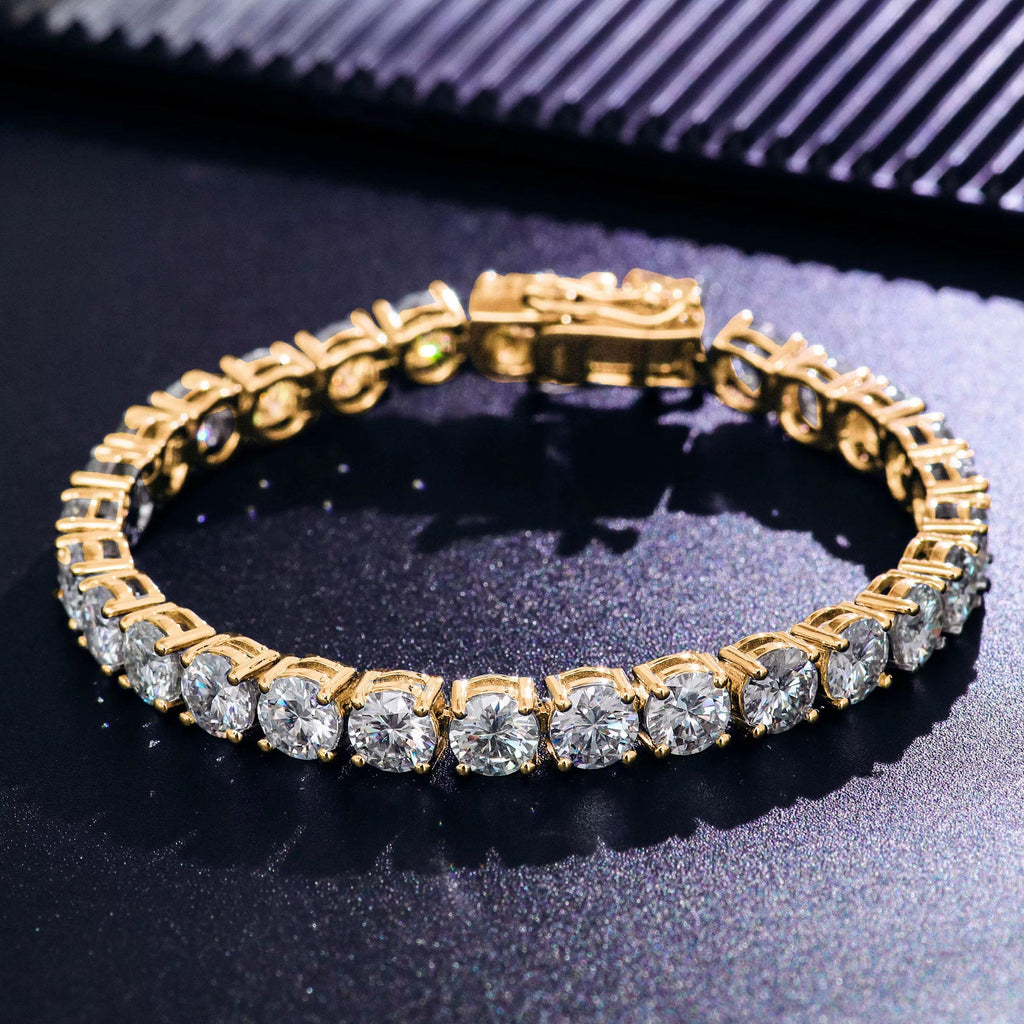 Bracelets tennis en Or massif 14k en Moissanite VVS1 KC.LUXURY