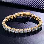 Bracelets tennis en Or massif 14k en Moissanite VVS1 KC.LUXURY