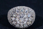 Bague en argent pour homme en Moissanite VVS KC.LUXURY