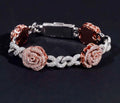 Bracelet Rose Infinie en Moissanite VVS1 KC.LUXURY