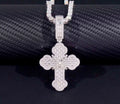 Pendentif croix en Argent S925 Moissanite VVS1 KC.LUXURY