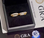 Boucles d’oreilles Créole en Argent, S925 Moissanite VVS KC.LUXURY