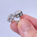 Boucles d’oreilles en argent certifié, VVS KC.LUXURY