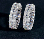 Bague de fiançailles 10MM Moissanite VVS KC.LUXURY