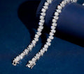 Chaîne Tennis Forme Poire 7mm VVS, Moissanite en Argent 925 KC.LUXURY