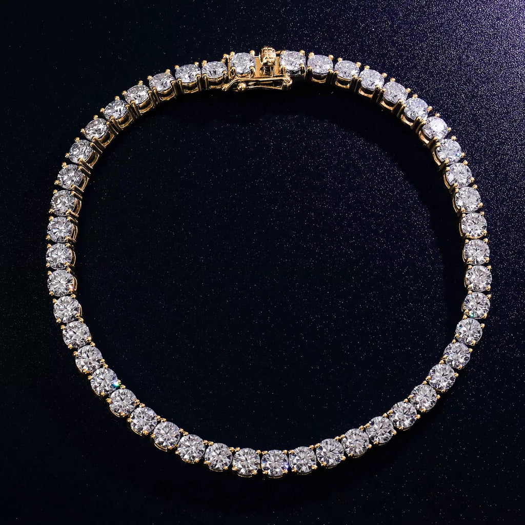 Bracelets tennis en Or massif 14k en Moissanite VVS1 KC.LUXURY