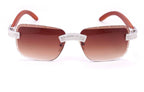 Lunettes de soleil full Moissanite VVS KC.LUXURY
