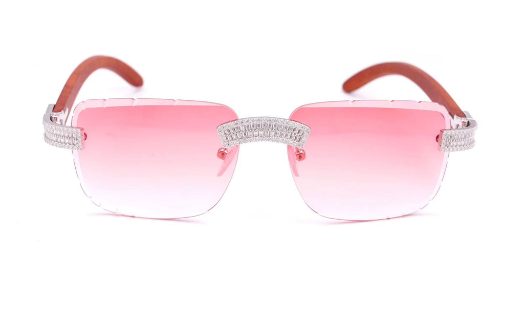 Lunettes de soleil full Moissanite VVS KC.LUXURY