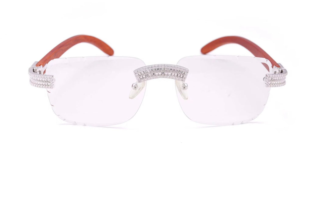 Lunettes de soleil full Moissanite VVS KC.LUXURY