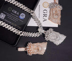 Pendentif Jésus en Argent S925 Moissanite VVS1 KC.LUXURY