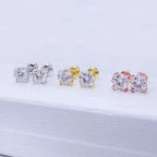 Boucles d’oreilles en argent certifié, VVS KC.LUXURY